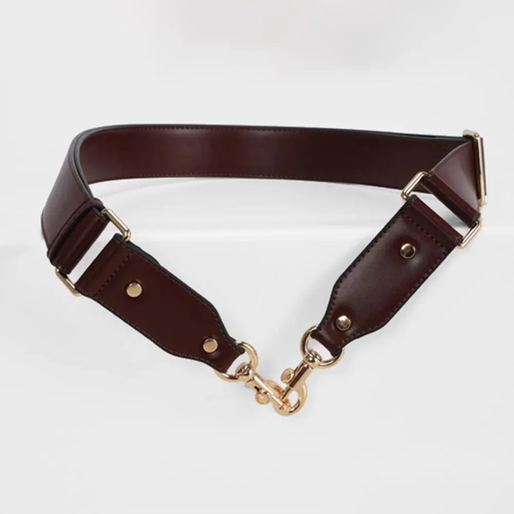 sangle de sac à bandoulière en cuir pu pour femmes, réglable, large et détachable, ceintures de remplacement durables, accessoires de sac