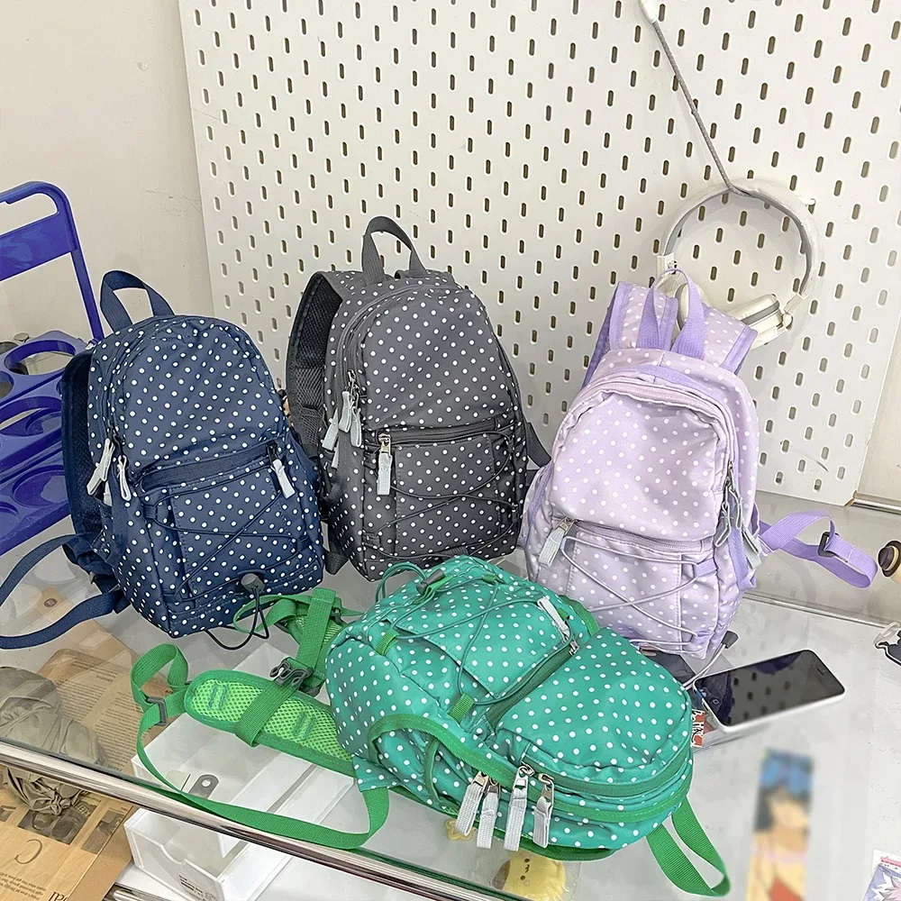 sac à dos wave point, léger et de grande capacité, sac à dos de voyage extérieur tendance et élégant pour filles