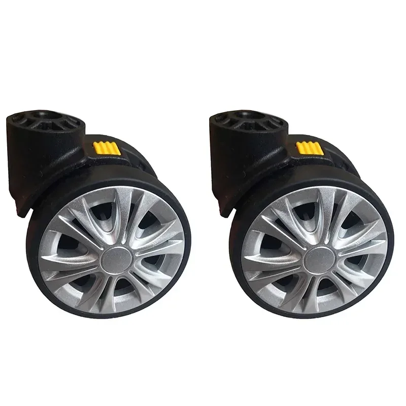 poignée enfichable avec roue amovible, table de déséclair, roues universelles parfaites, accessoires de valise, poulie de remplacement de bagage, pièces de réparation