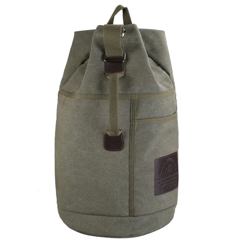 sac de sport en toile pour homme, sac à dos, sac d'école, sacs à dos de voyage, plein air, nouveau, 2024
