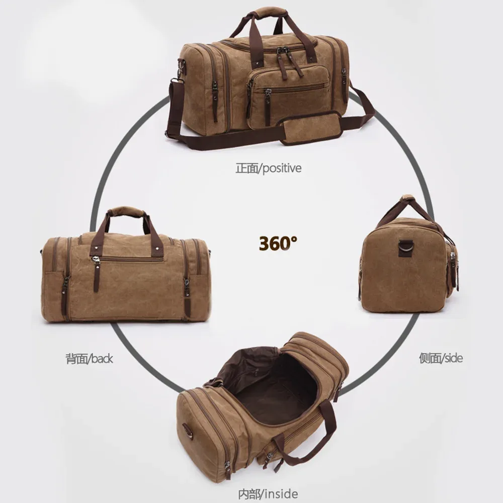 sac de sport multifonctionnel geestock pour homme, grande capacité, sac de voyage, sac à main pour le fitness, bagage à main pour homme