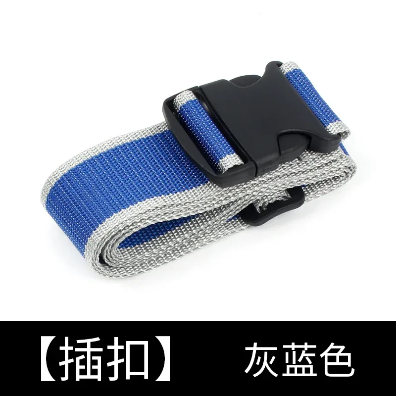 sangles de bagage droites pour valise, ceinture de bagage en polyester avec boucle de déverrouillage réglable, accessoire de voyage ﻿