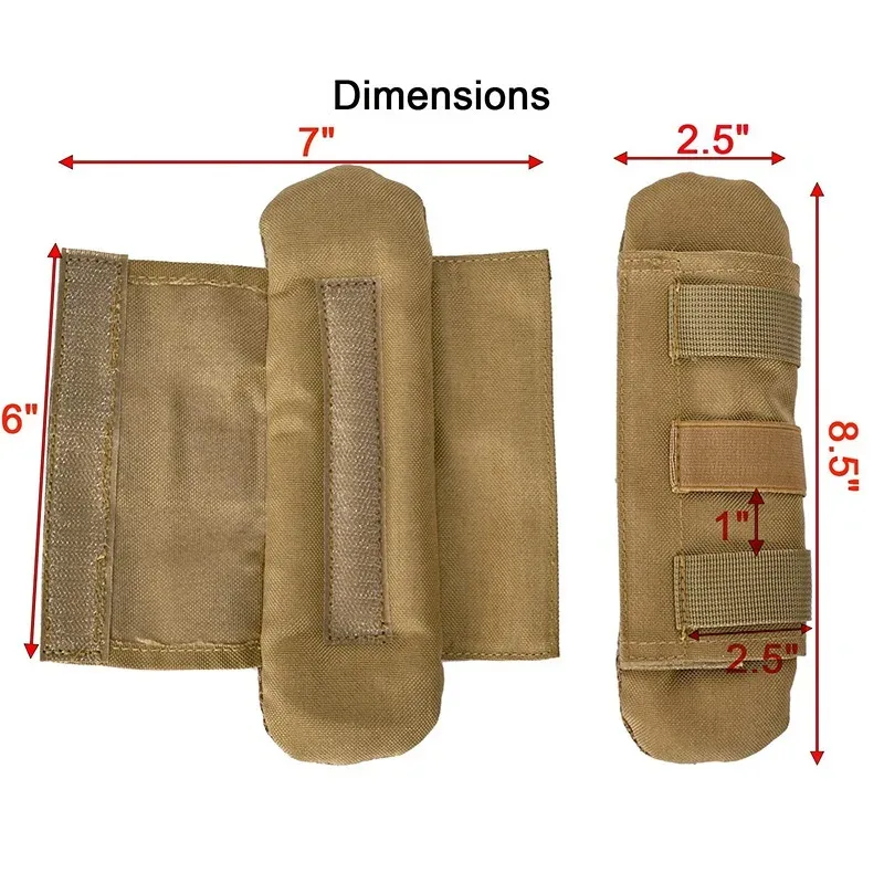 sac à dos épais antidérapant pour l'extérieur, résistant à l'usure, épaulettes, gilet tactique, sac d'épaulettes pour guitare, accessoires de bagages