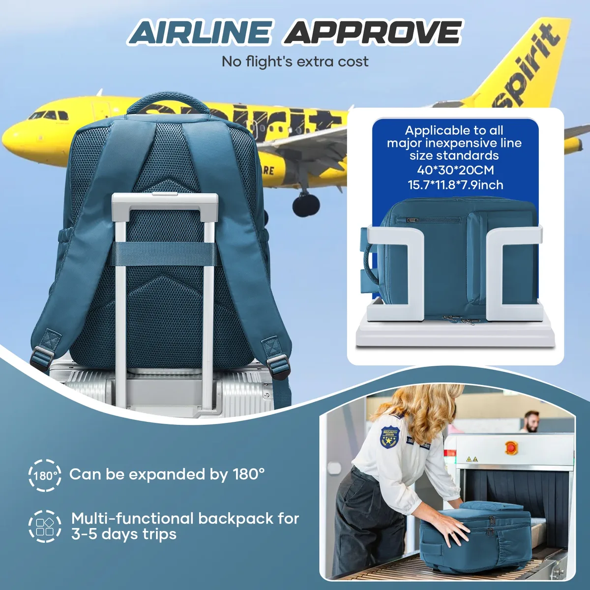 sac à dos de voyage ryanair pour bagages à main 40x30x20, sac à dos sous vide avec pompe, sac à dos de cabine wizzair pour femmes et hommes, sac pour ordinateur portable