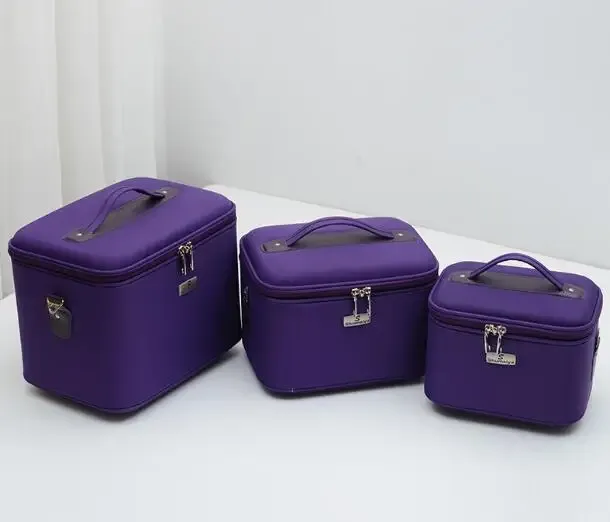 trousse de maquillage pour femmes, trousse de toilette cosmétique, valise de rangement pour maquillage