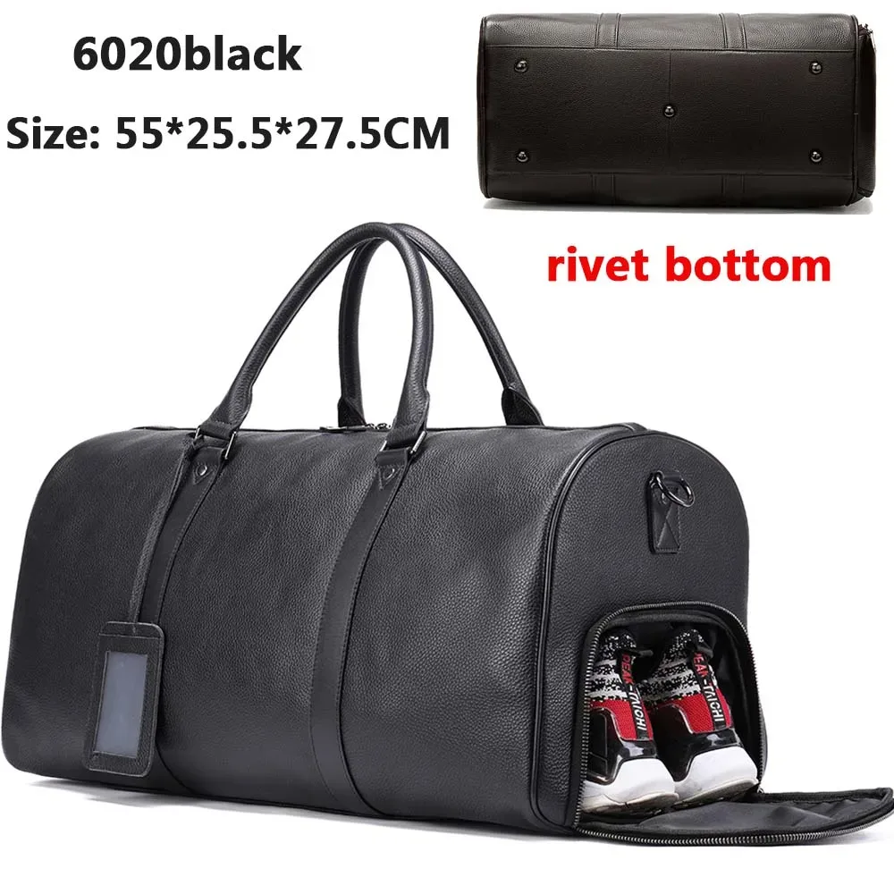 westal sacs de voyage pour hommes bagages à main sacs de sport en cuir véritable bagages en cuir sac de voyage valises sacs à main grand/semaine sac
