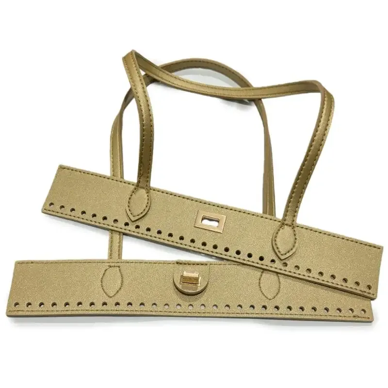 poignée de sac en cuir pu tressé pour remplacement diy, sangles de sac à main adaptées pour la confection de sacs à main et sacs fourre-tout