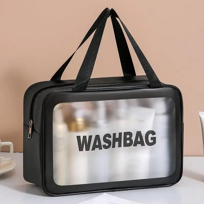 sac de toilette imperméable à double couche pour femmes, organiseur de maquillage de voyage, grand sac de toilette pour la maison