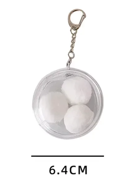 sac de présentation rond transparent en pvc pour badges, porte-épingles, vitrine pour figurines, sac à dos mignon pour bébé qui marche