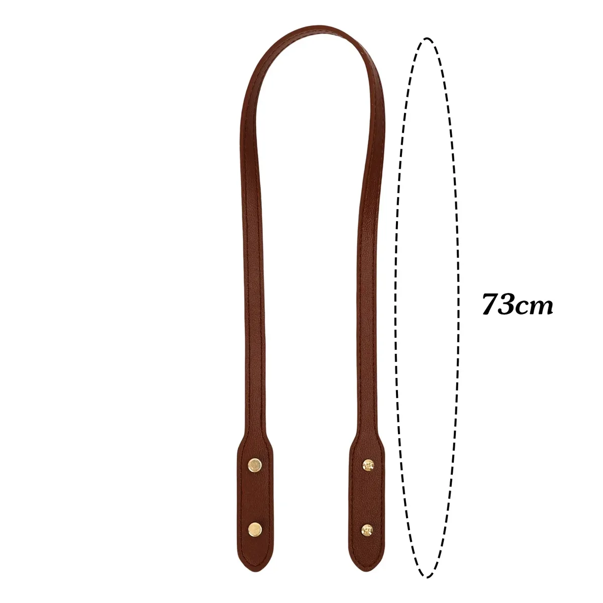 2 sangles de remplacement réglables en pu pour sacs à bandoulière, double couche, avec accessoires à vis, outils de bricolage faits main
