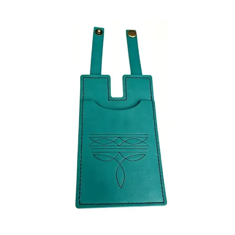étiquettes de bagages en cuir pu, design gaufré, fermeture à pression robuste, parfaites pour les valises de voyage, porte-identité, plusieurs options de couleurs