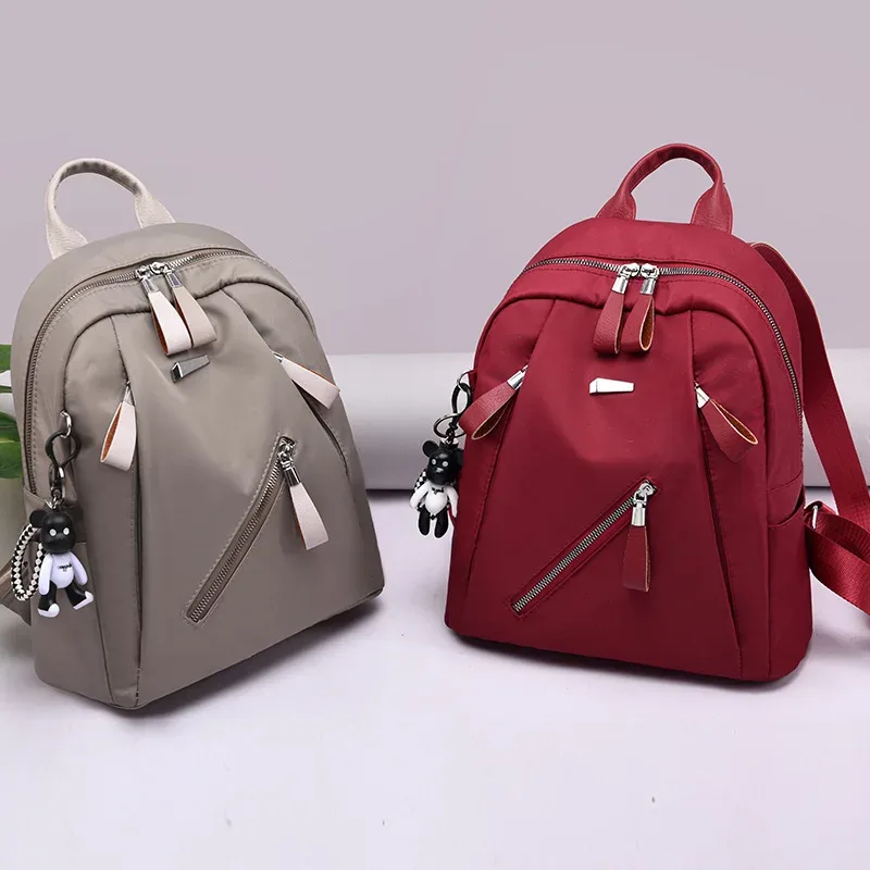sac à dos antivol pour femme, nouvelle version coréenne 2026, sac tendance en nylon et toile oxford
