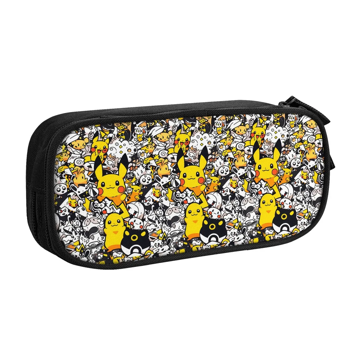 sacs personnalisés de grande capacité pour enfants, trousse à crayons eeveelution pour garçons et filles
