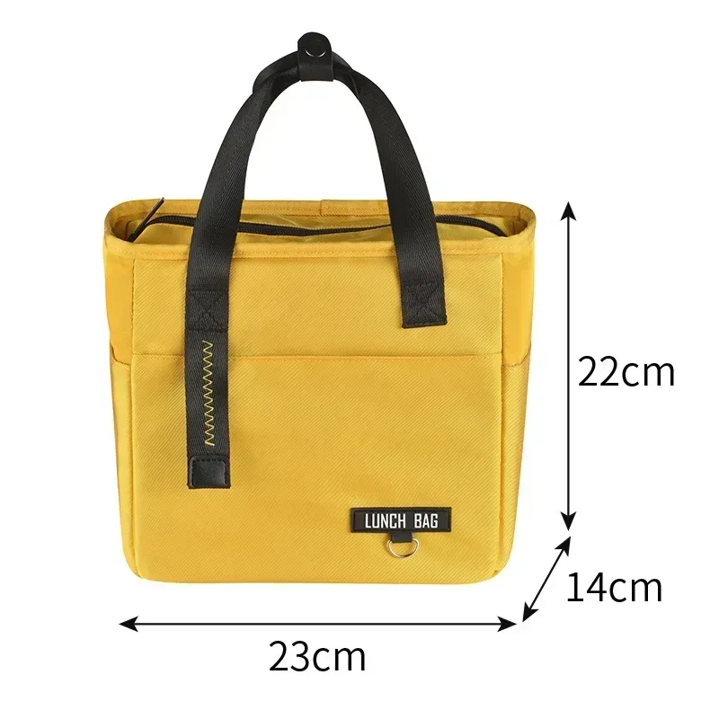sacs de rangement à fermeture éclair pour femmes, sacs isothermes de voyage pour pique-nique, sacs à main, boîte à lunch bento, sac thermique grande capacité pour aliments