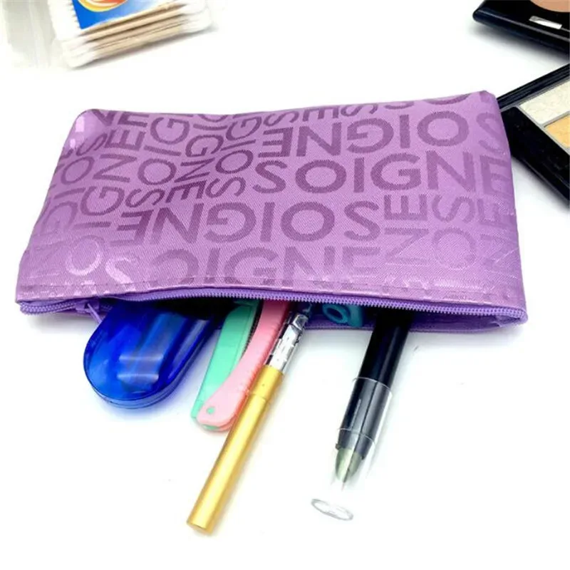 sac à cosmétiques portable avec fermeture éclair pour femme, trousse de maquillage, trousse de beauté multifonctionnelle, trousse de voyage, trousse de maquillage en poudre, trousse de toilette, porte-évaluation, mignon