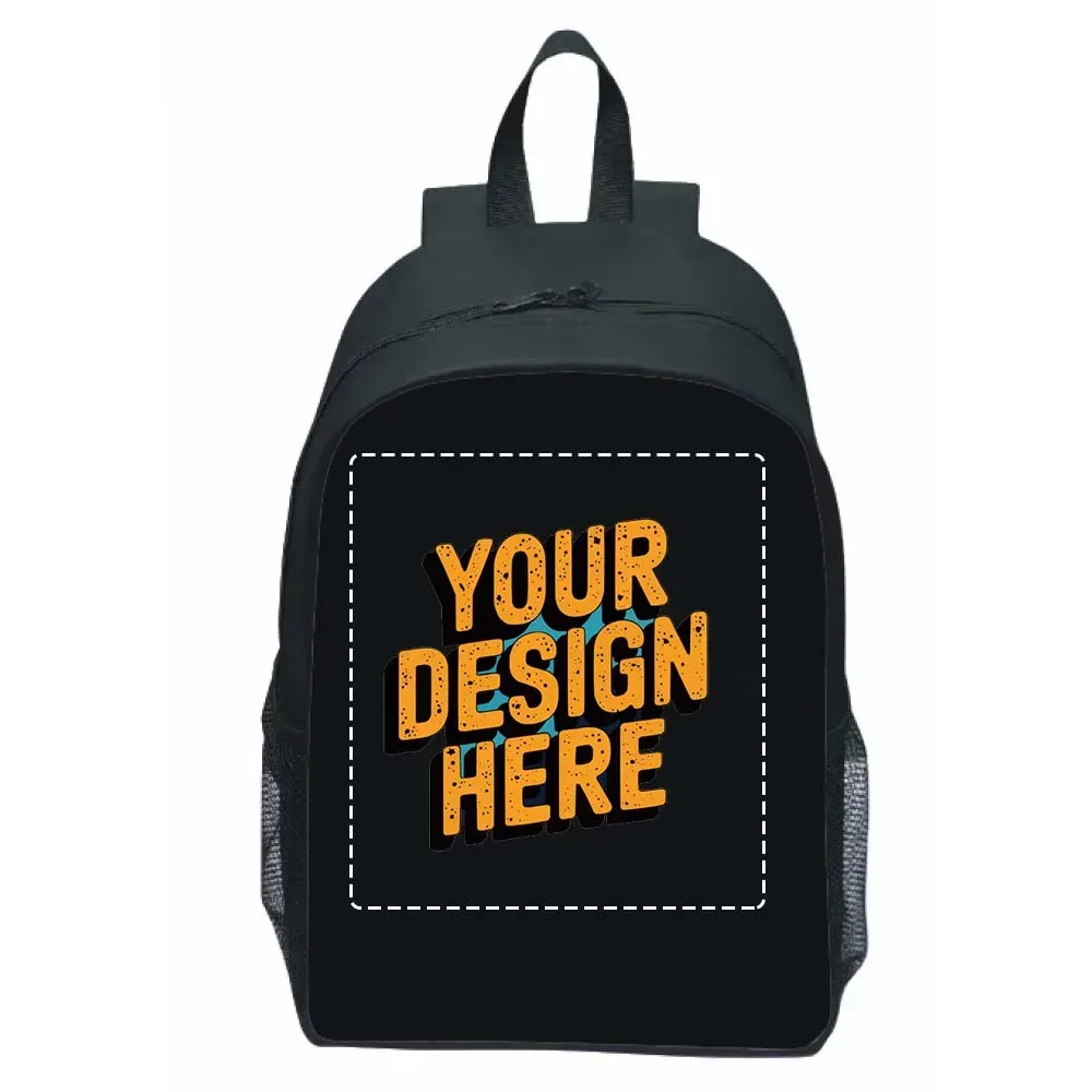 sacs à dos personnalisés avec votre photo, logo, message, pour hommes et femmes, sac à livres décontracté pour l'école et le collège, sacs design diy