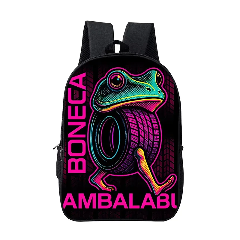 sac à dos scolaire pour garçons et filles, durable et souple, pour livres, motif dessin animé, anime, jeu, style italien brainrot, pour enfants