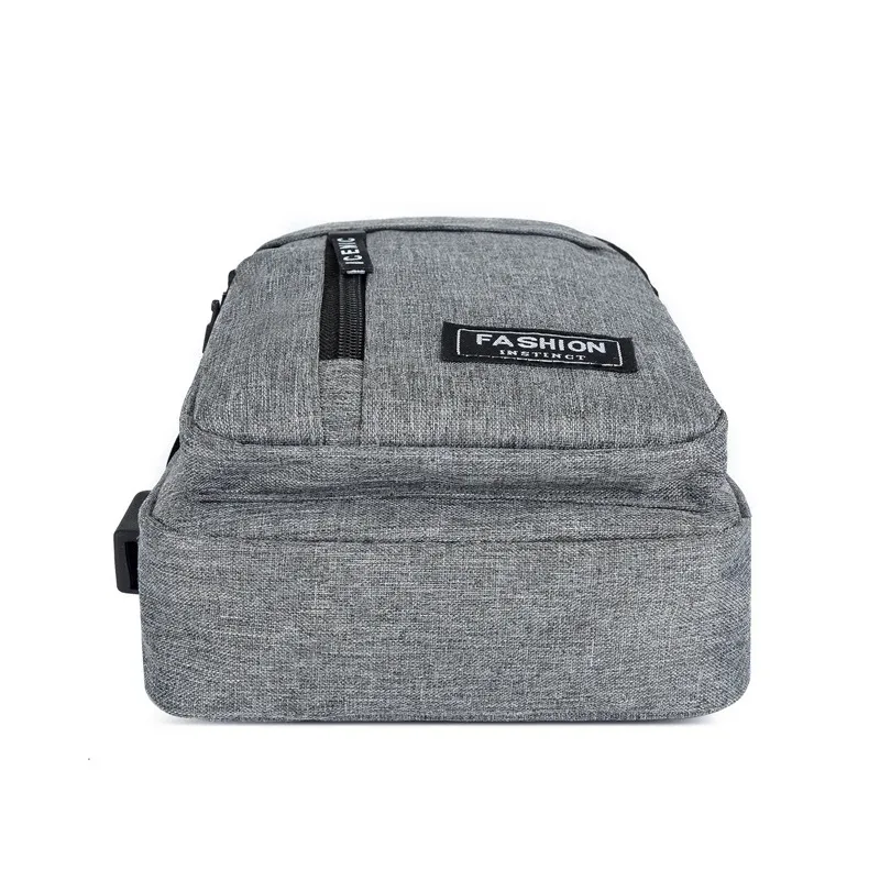 2025 nouveau sac de poitrine multifonctionnel hommes mode tendance oxford tissu sac à bandoulière style coréen décontracté sac de messager étanche