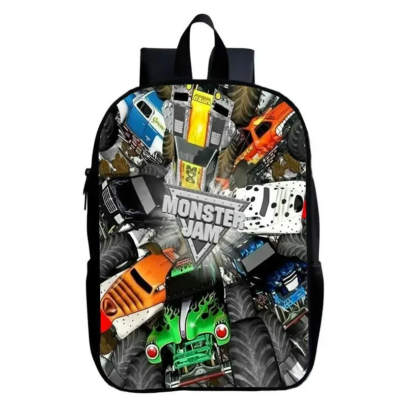 monster jam, monster truck, sac à dos pour enfants, sac à dos d'école primaire, sacs à dos de maternelle