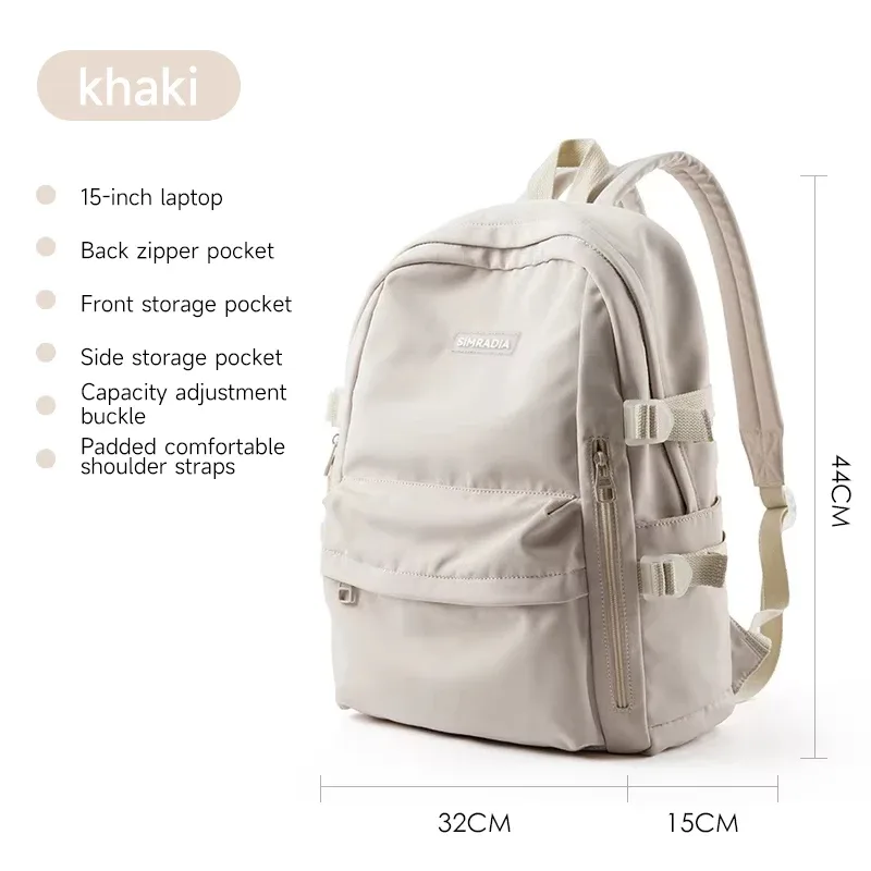 sac à dos oxford pour hommes, léger, simple, pour ordinateur portable de 14 pouces, unisexe, décontracté, étanche, sacs durables de sport pour adolescents