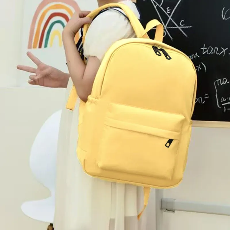 sac à dos décontracté tendance, plusieurs couleurs, haute capacité, décor pom-pom, haute qualité pour femmes, école, sortie quotidienne, trajet
