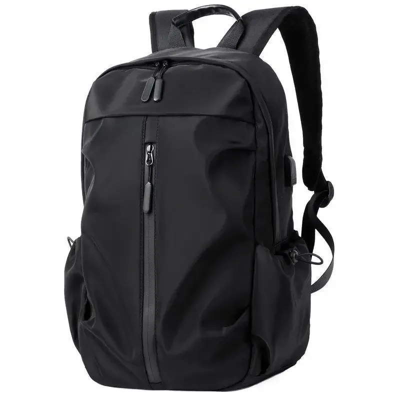 sac à dos pour ordinateur portable gris résistant à l'eau, grande capacité, bretelles rembourrées, pour l'école, le travail, les voyages, la randonnée