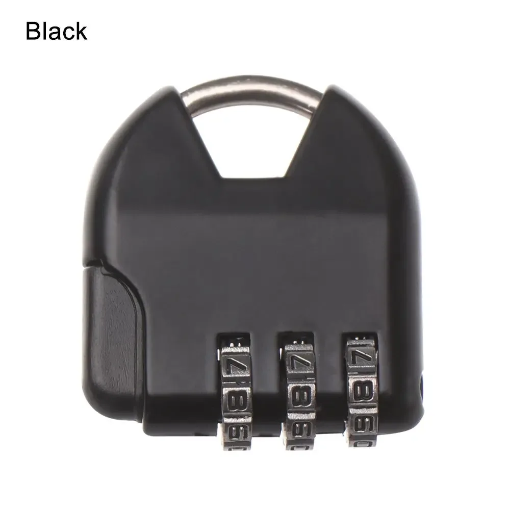 cadenas de sécurité avec code à 3 chiffres et mot de passe, coffre-fort de voyage pour bagages de salle de sport