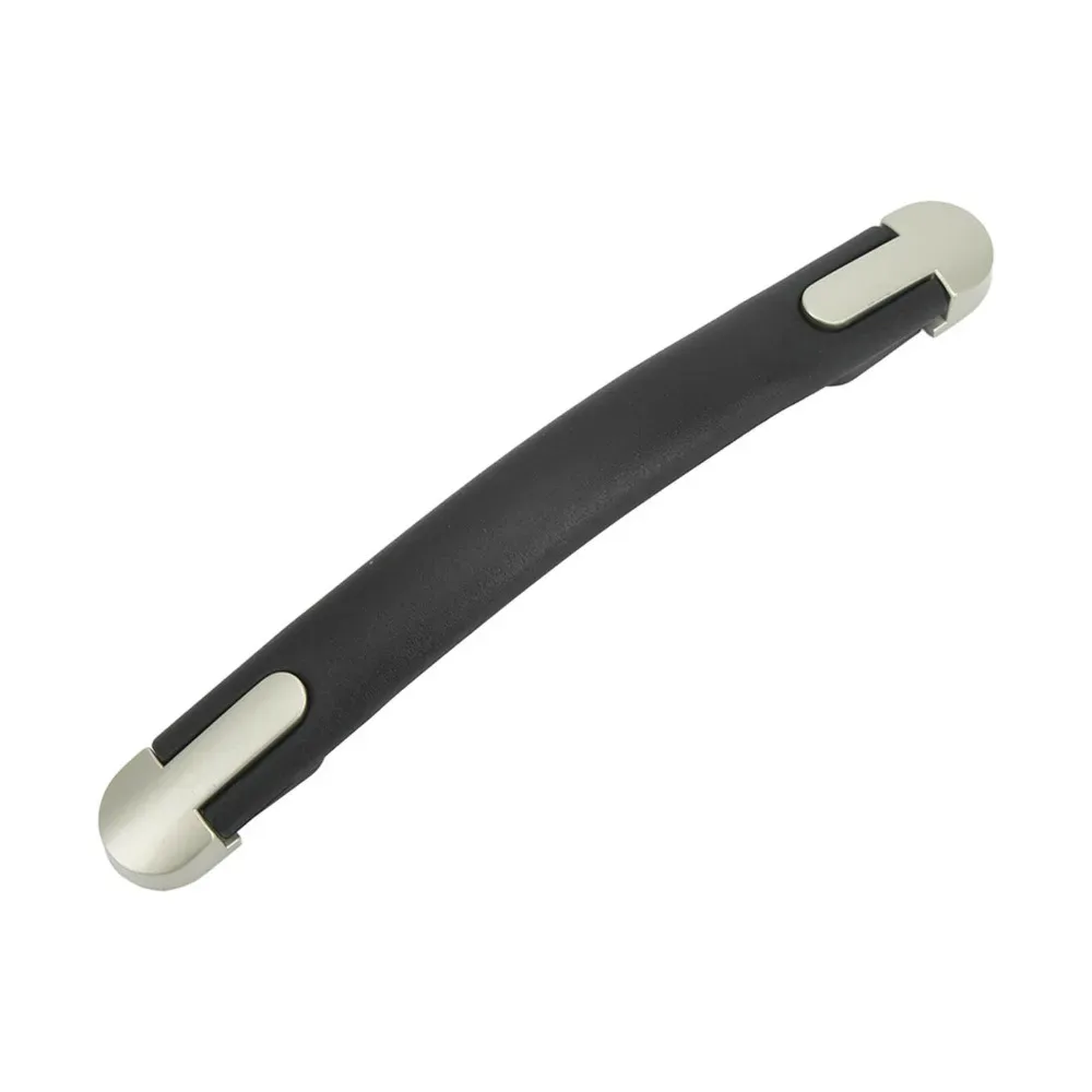 poignée de bagage en plastique durable remplacement flexible noir valise sangle poignée portable fixation rétractable et mécanisme d'attache de sécurité réparation de bagages