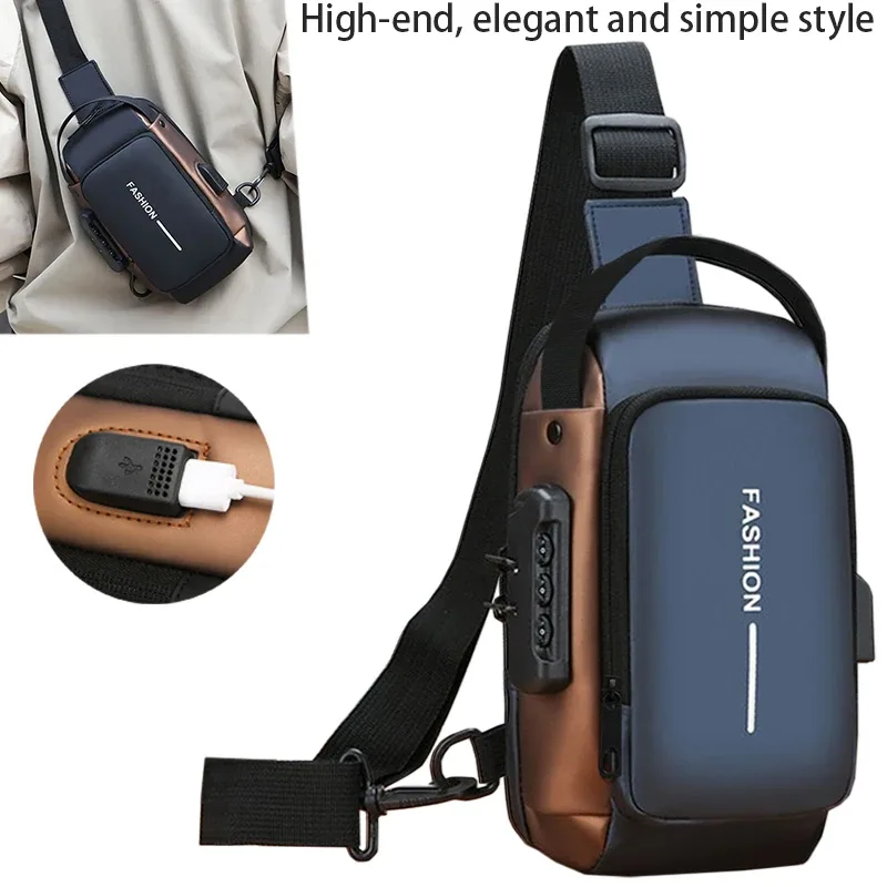 sac à bandoulière compact et pratique, design multicolore, sangle réglable, léger, pour les trajets quotidiens, les voyages en plein air, sac fonctionnel