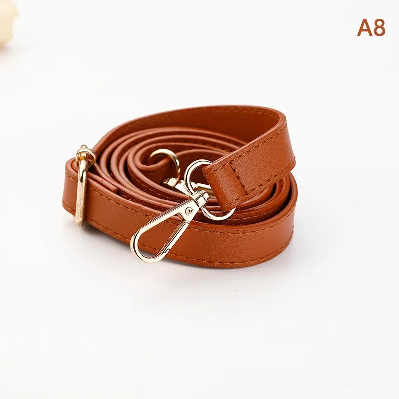 sangle de sac à main réglable en cuir pu de 130 cm de long, largeur 1,8 cm, pour sac bandoulière – remplacement de sangle de sac à bandoulière
