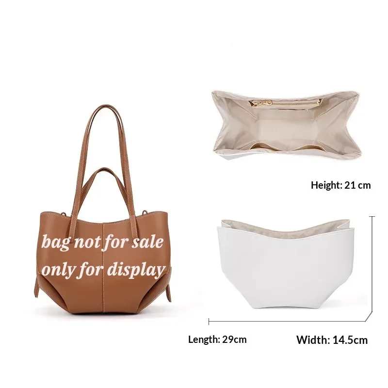 organisateur de sac à main pour cyme mini tote, insert de rangement pour sac cyme tote, maintient la forme, accessoires de sac