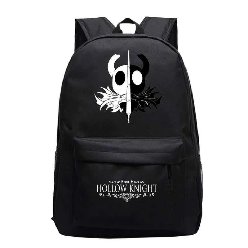 sac à dos hollow knight pour étudiants, sacs d'école pour adolescents, sacs à dos pour garçons, cartable de dessin animé pour enfants, sac à dos de voyage pour ordinateur portable, sac d'extérieur