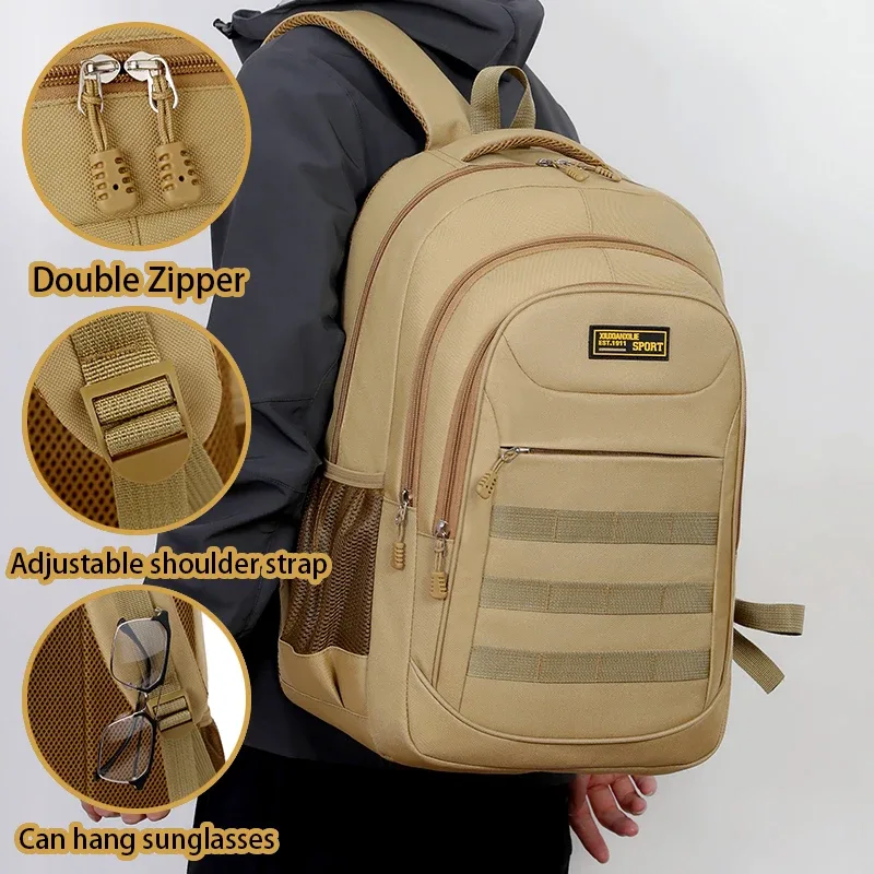 sac à dos universel pour hommes et femmes, sac à dos pour ordinateur portable multi-usage de grande capacité, sac à dos de voyage durable avec compartiment de sécurité