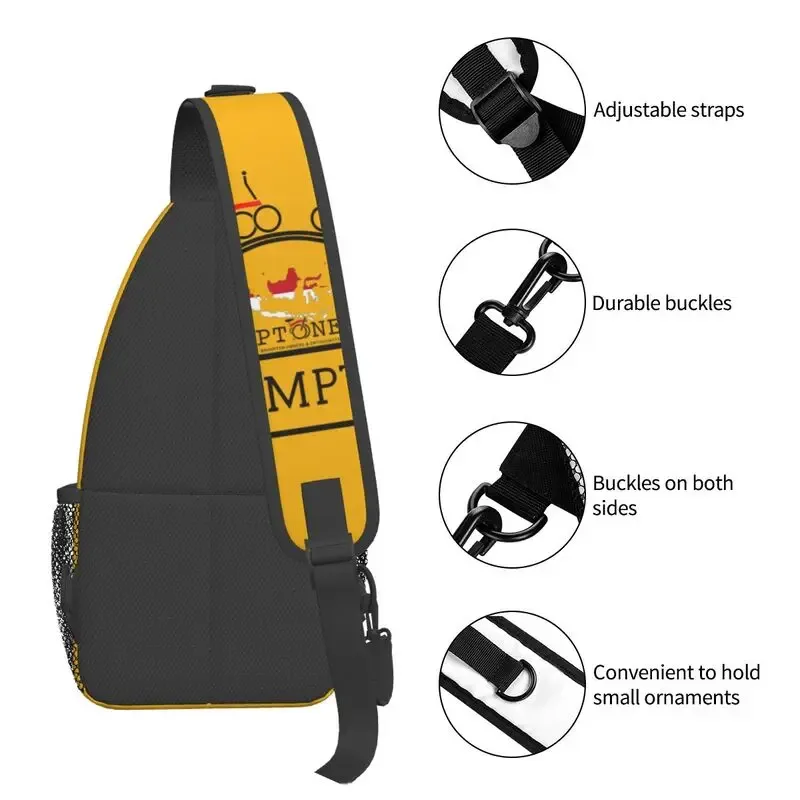 sac dos polyester jaune motif vélos brompton poche avant maille noire bandoulière ajustable voyage mode unisexe
