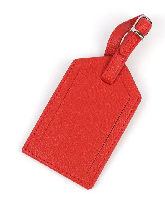 étiquette de bagage étanche chancelier créative, étiquette suspendue en cuir, carte d'embarquement touristique, à la mode