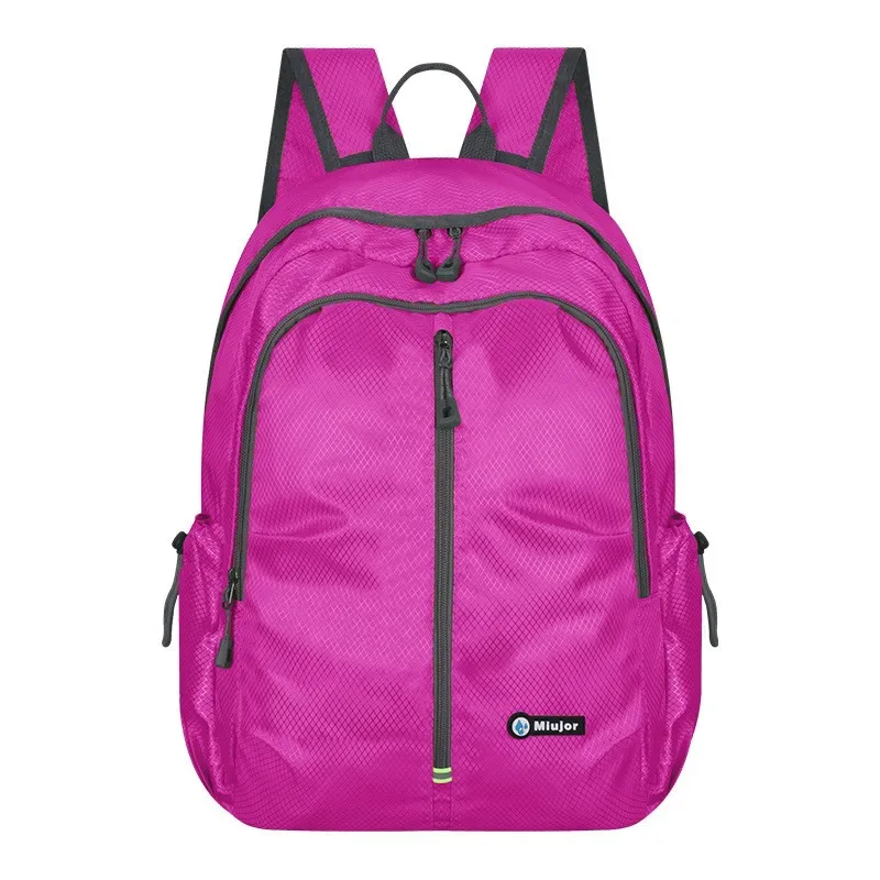 sac à dos pliable imperméable avec port pour écouteurs, sac à dos de randonnée léger de grande capacité pour le camping en plein air et les voyages, 11 couleurs