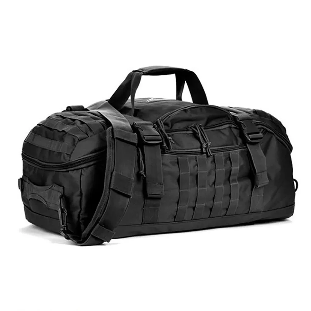 sac à dos tactique 3-en-1, sac de voyage, sac de sport grande capacité, sac à bandoulière imperméable pour la randonnée, le camping et la gym