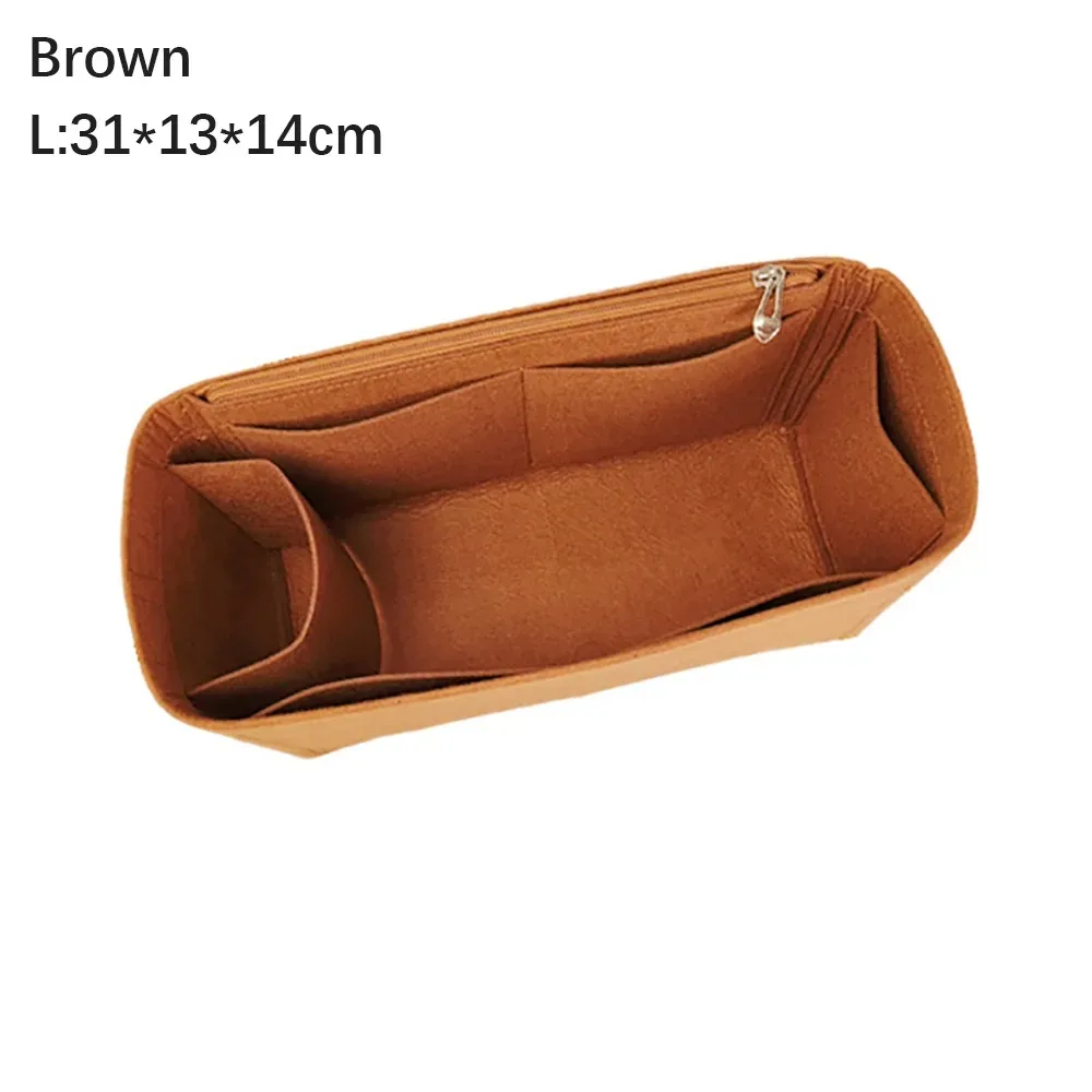 sac à main en feutre simple, sac de rangement, support de sac, doublure de sac portable, multi-poches, sac interne de voyage pour birkin25/30/35