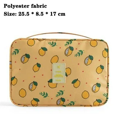 trousse de maquillage étanche de voyage, trousse de toilette suspendue pour femme, sac à cosmétiques pliable, organisateur, trousse de lavage, pochette de trousse de toilette portable