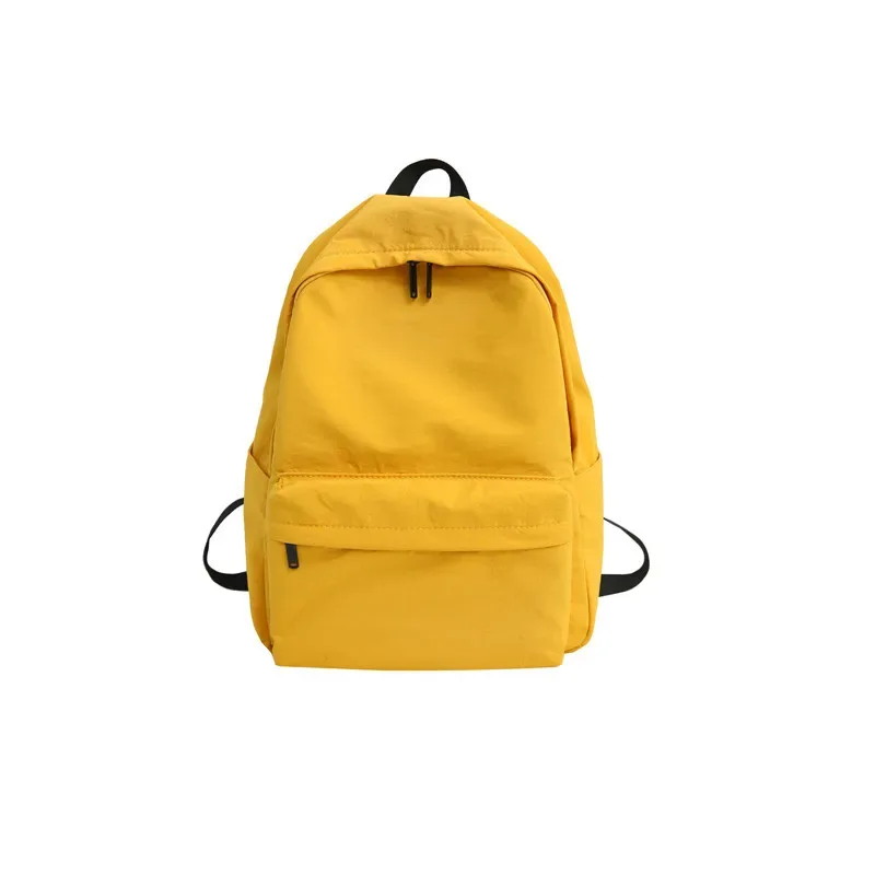 sac à dos décontracté en nylon ranhuang nouveauté 2026 pour femmes, style preppy, sacs d'école pour adolescentes, sacs de voyage jaunes, mochila feminina