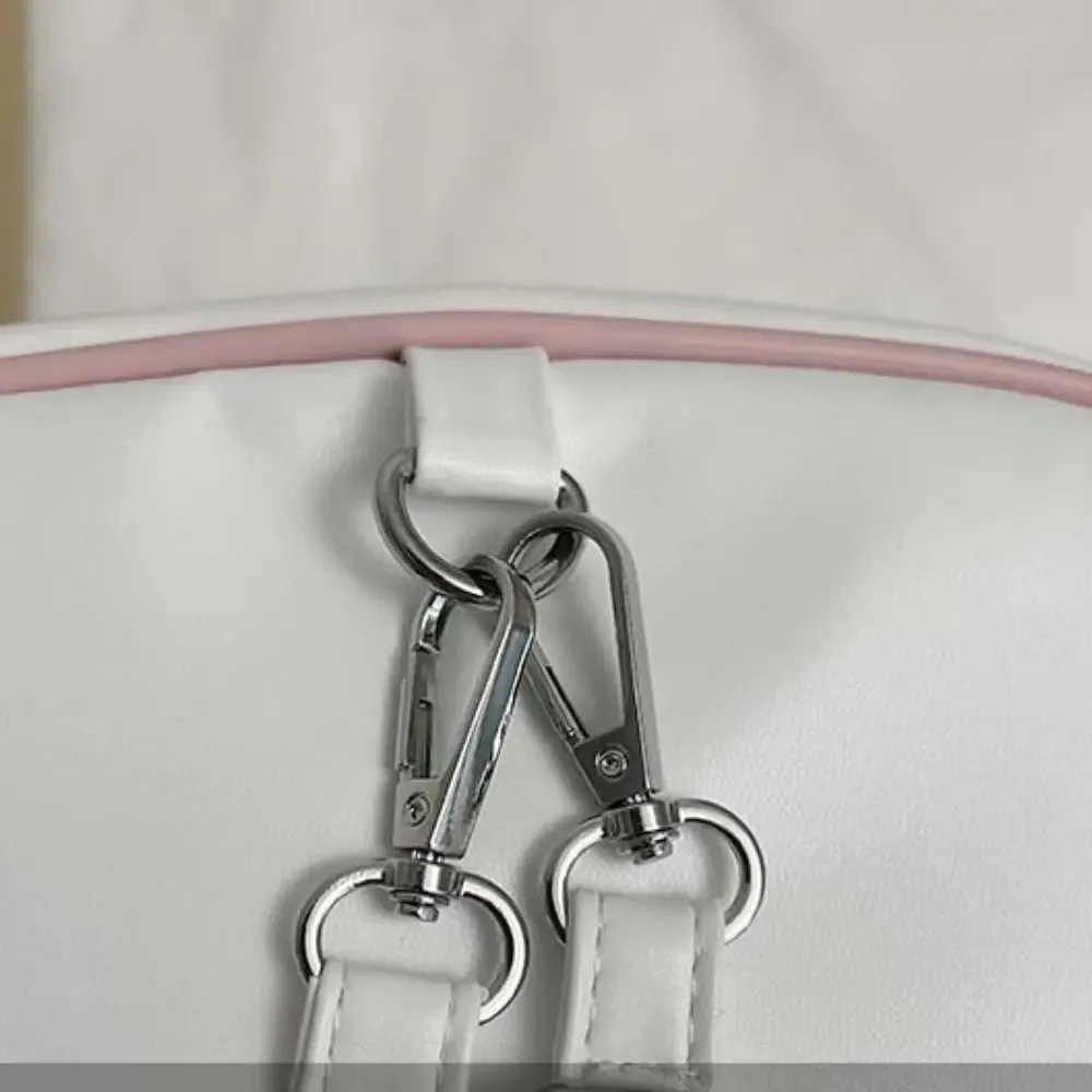 sac à fermeture éclair mignon, itabag chat kawaii, sac en coton pu, poche transparente, sac pour petits objets, sac de rangement pour badges, sacs à dos tendance pour filles