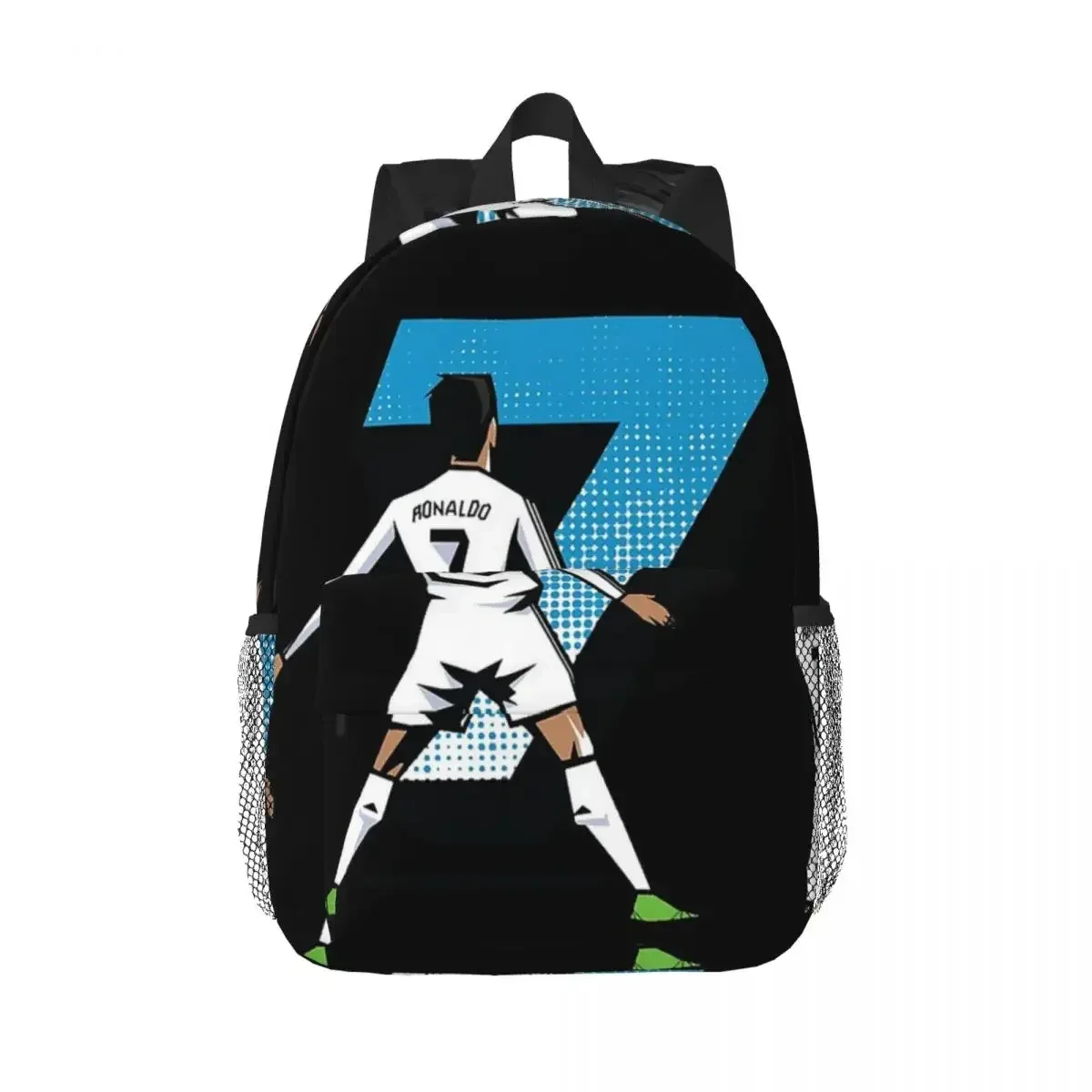 sac à dos cr7 cristiano ronaldo pour enfants, cartable pour adolescent, sacs d'école de dessin animé, sac à dos de voyage, sac initié, grande capacité