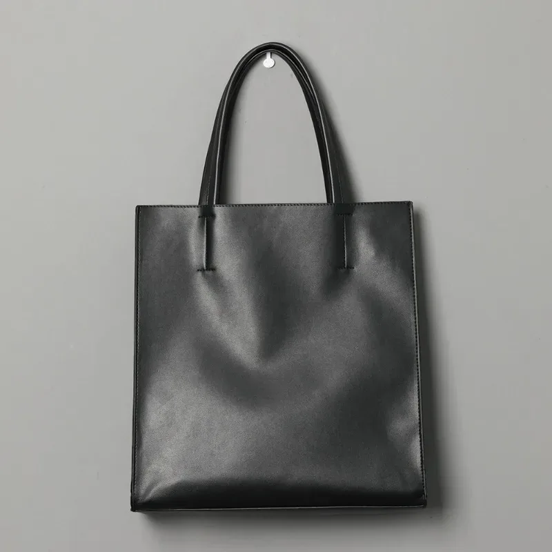 sac à main vertical grande capacité pour hommes, tapis pliable, sac pour ordinateur portable avec sous-sac, matériau pu souple, maletin cuero hombre