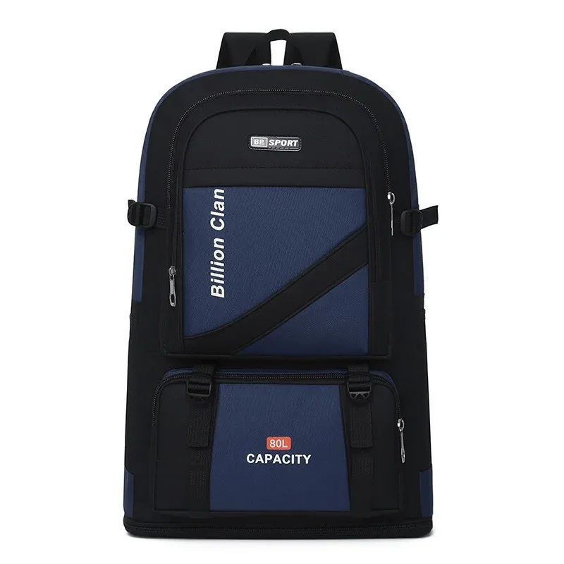 sac à dos extensible de grande capacité 80l pour homme et femme, randonnée en plein air, camping, sac à dos multicolore, bagages de voyage, sac à dos de sport