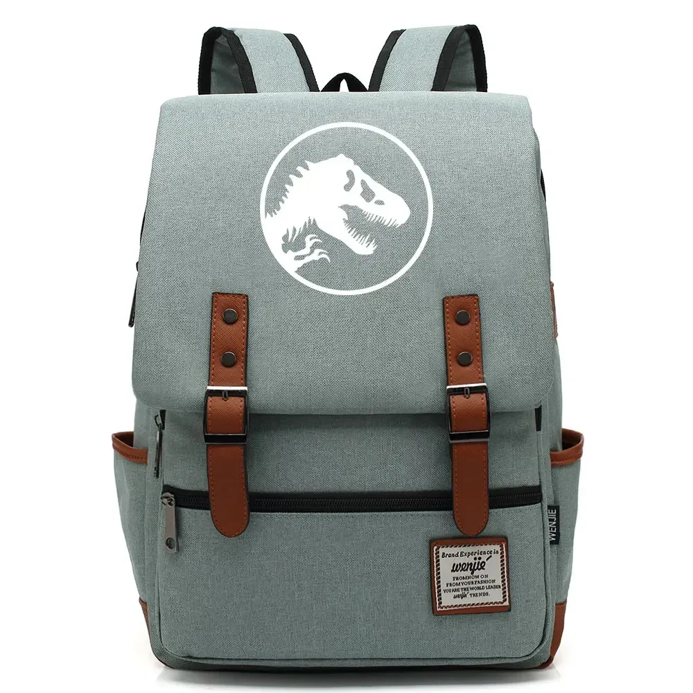 b3303 sac à dos tendance dinosaure jurassic park world avec boucle pour enfants, adolescents, étudiants, femmes et hommes
