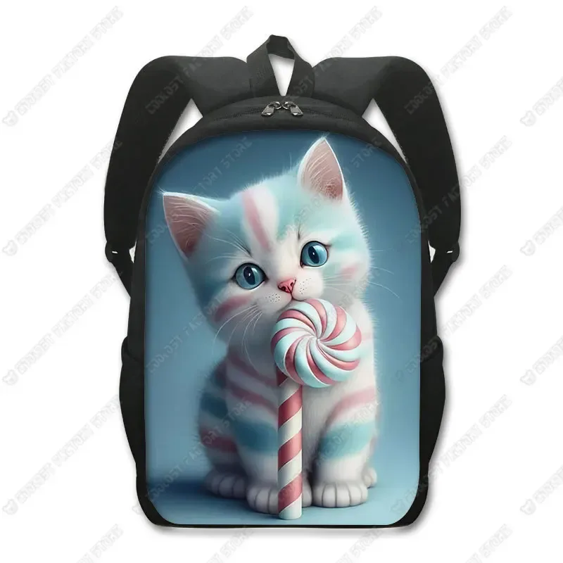 sac à dos chat mignon chat persan/siamese, sacs d'école pour enfants pour adolescents, chat britannique écossais, sacs à dos pour ordinateur portable, sac de livre chaton