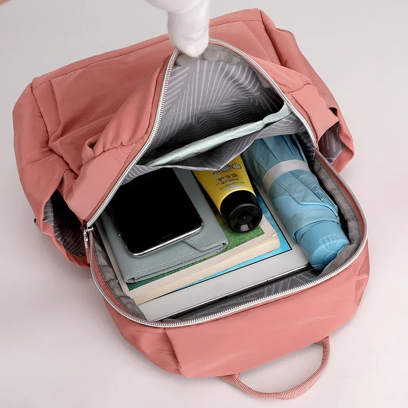 sac à dos de grande capacité pour femmes, style doux, tendance, version coréenne, sac de voyage résistant à l'eau, cadeaux pour couple