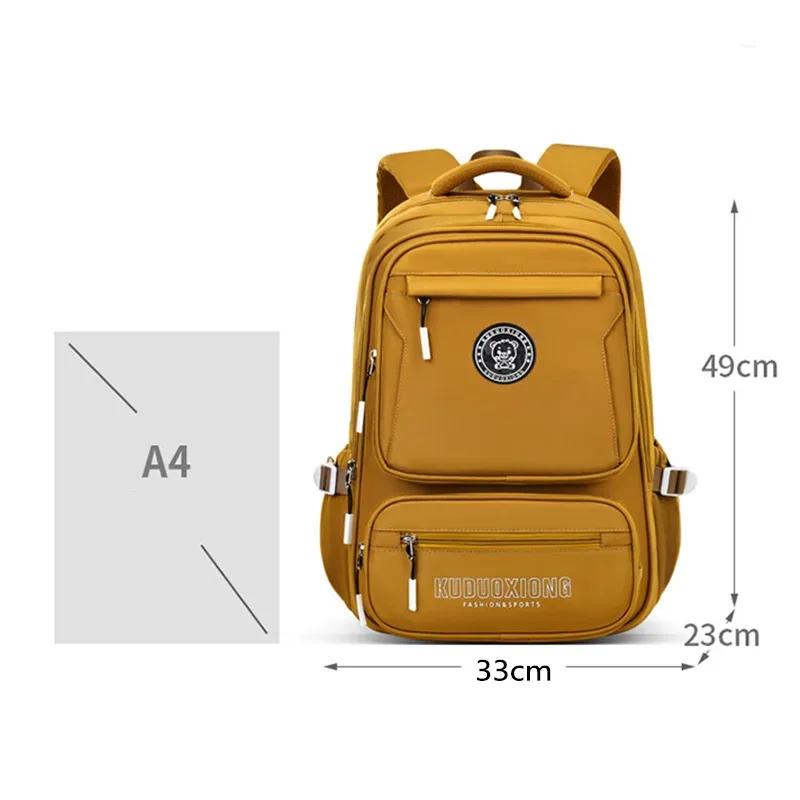 sac d'école pour élèves du secondaire, sac à dos pour adolescents, sac de voyage de grande capacité à deux épaules, sac à dos portable étanche