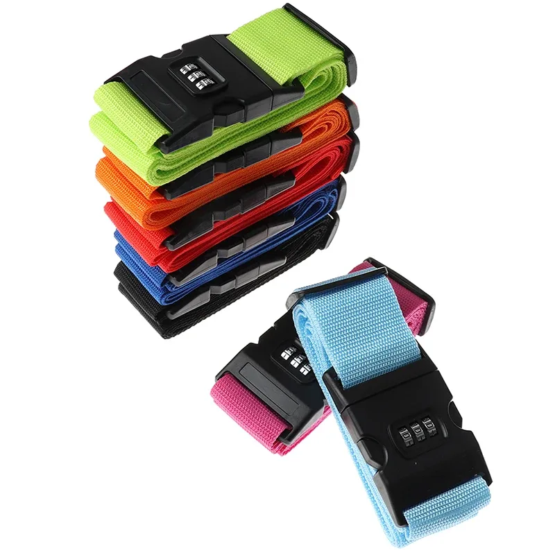 ceinture fixation nylon motif pratique cadenas sécurisé antivol voyage taille variable valises diverses usage protections