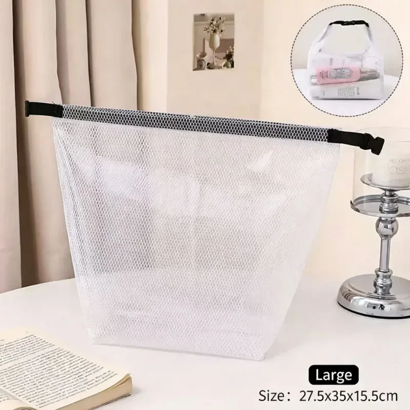 sac de rangement unisexe imperméable à grande capacité avec cordon de serrage pour articles de toilette, gym, lessive, idéal comme trousse de toilette de salle de bain